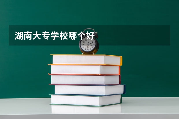 湖南大专学校哪个好