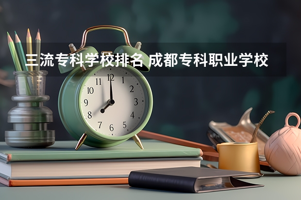 三流专科学校排名 成都专科职业学校排名