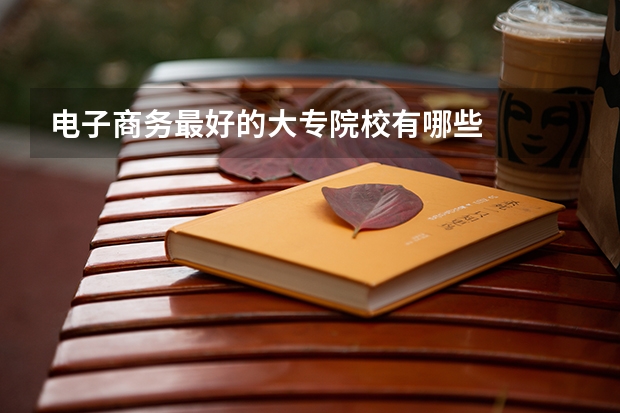 电子商务最好的大专院校有哪些
