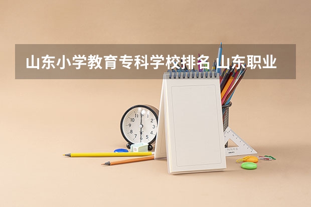 山东小学教育专科学校排名 山东职业学院前十名的学校