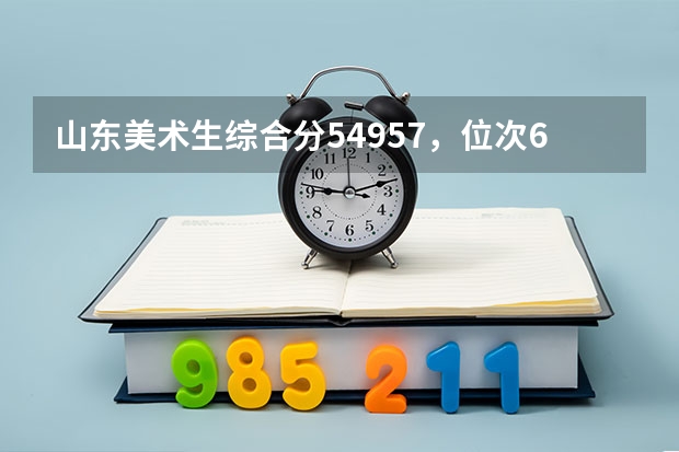 山东美术生综合分549.57，位次6696能报哪些好一点的学校？