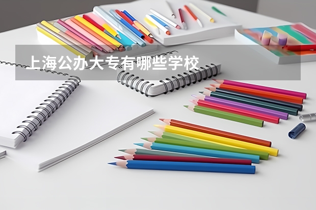 上海公办大专有哪些学校