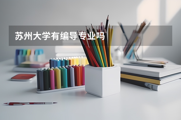 苏州大学有编导专业吗