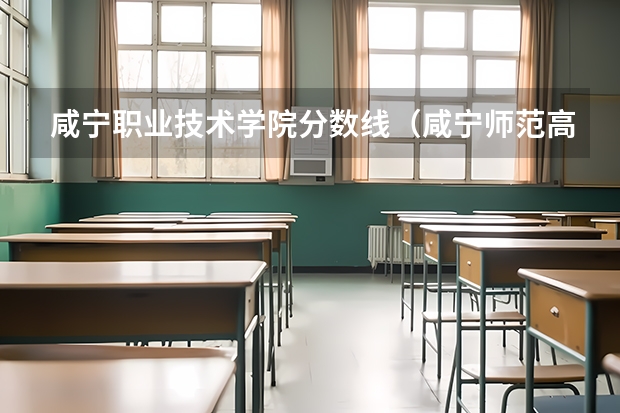 咸宁职业技术学院分数线（咸宁师范高等专科学校录取分数线）