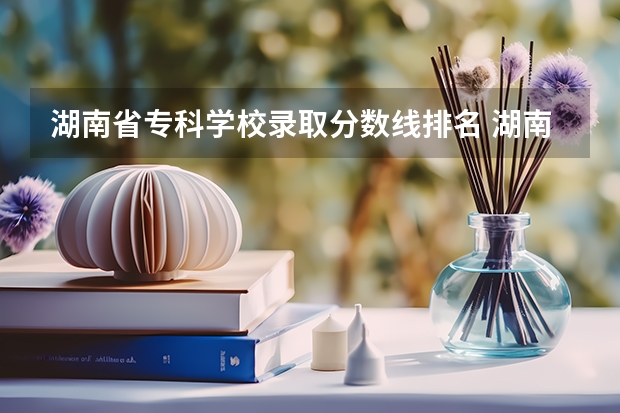湖南省专科学校录取分数线排名 湖南护理大专排名
