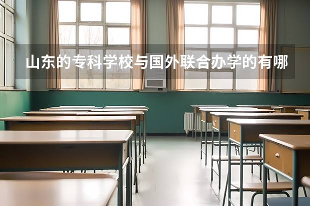 山东的专科学校与国外联合办学的有哪些？