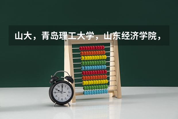 山大，青岛理工大学，山东经济学院，山东财政学院和青岛大学的会计学研究生哪个比较好考点？