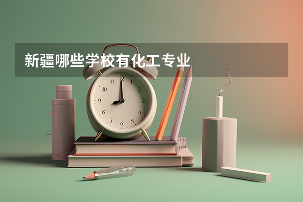 新疆哪些学校有化工专业