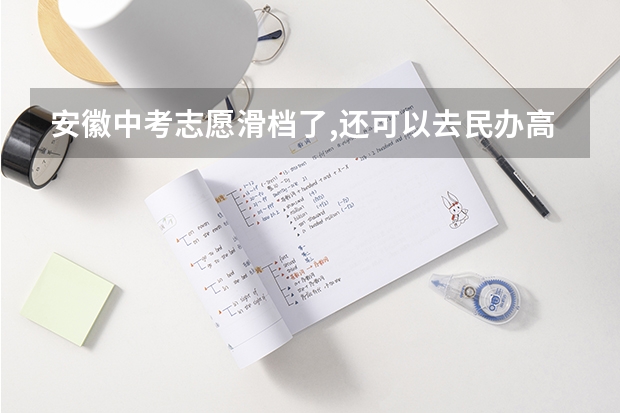 安徽中考志愿滑档了,还可以去民办高中吗?