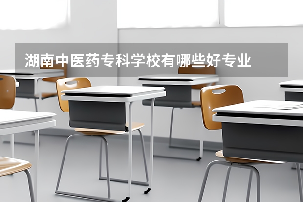 湖南中医药专科学校有哪些好专业