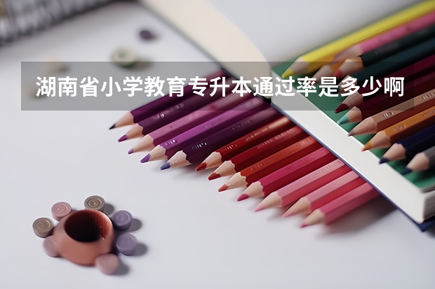 湖南省小学教育专升本通过率是多少啊？