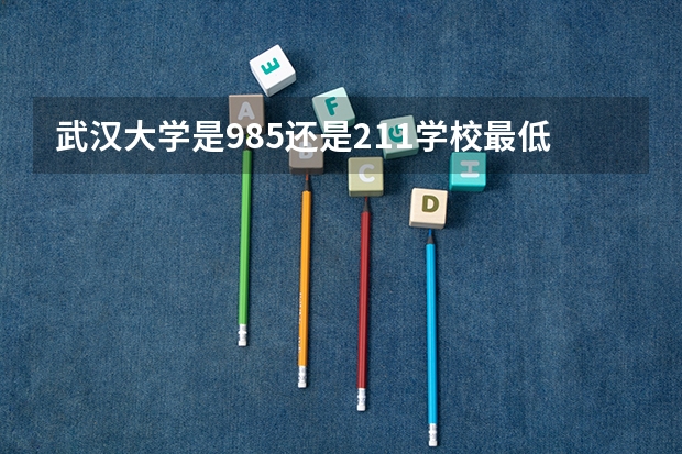 武汉大学是985还是211学校最低分数线是多少